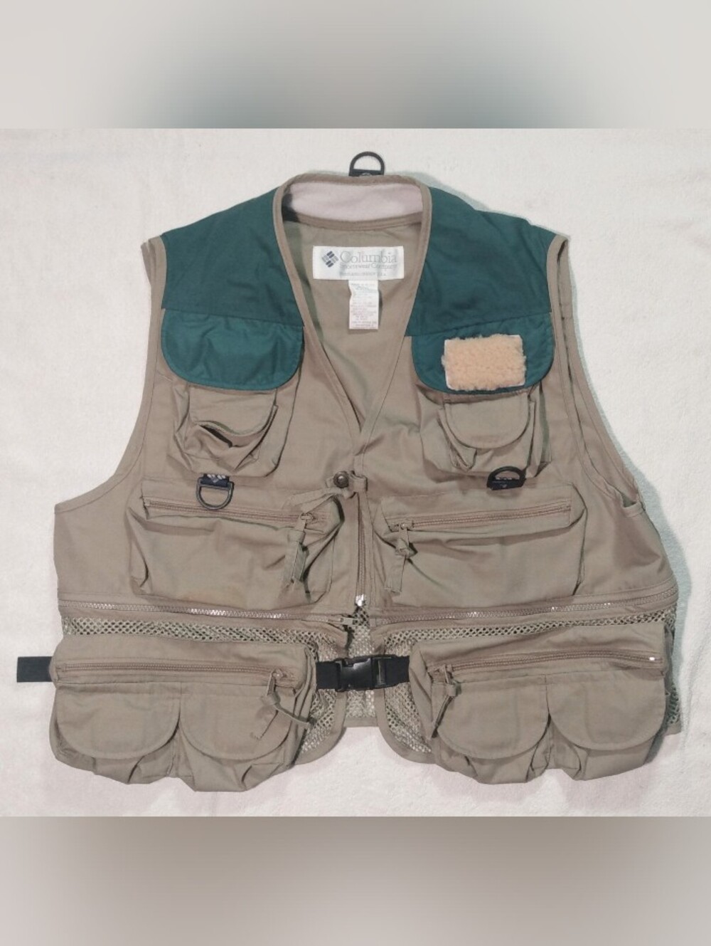 Vintage COLOMBIA Multi Pocket Fishing Hunting Performance Vest - Men's L